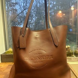Coach Leather Hudson Tote